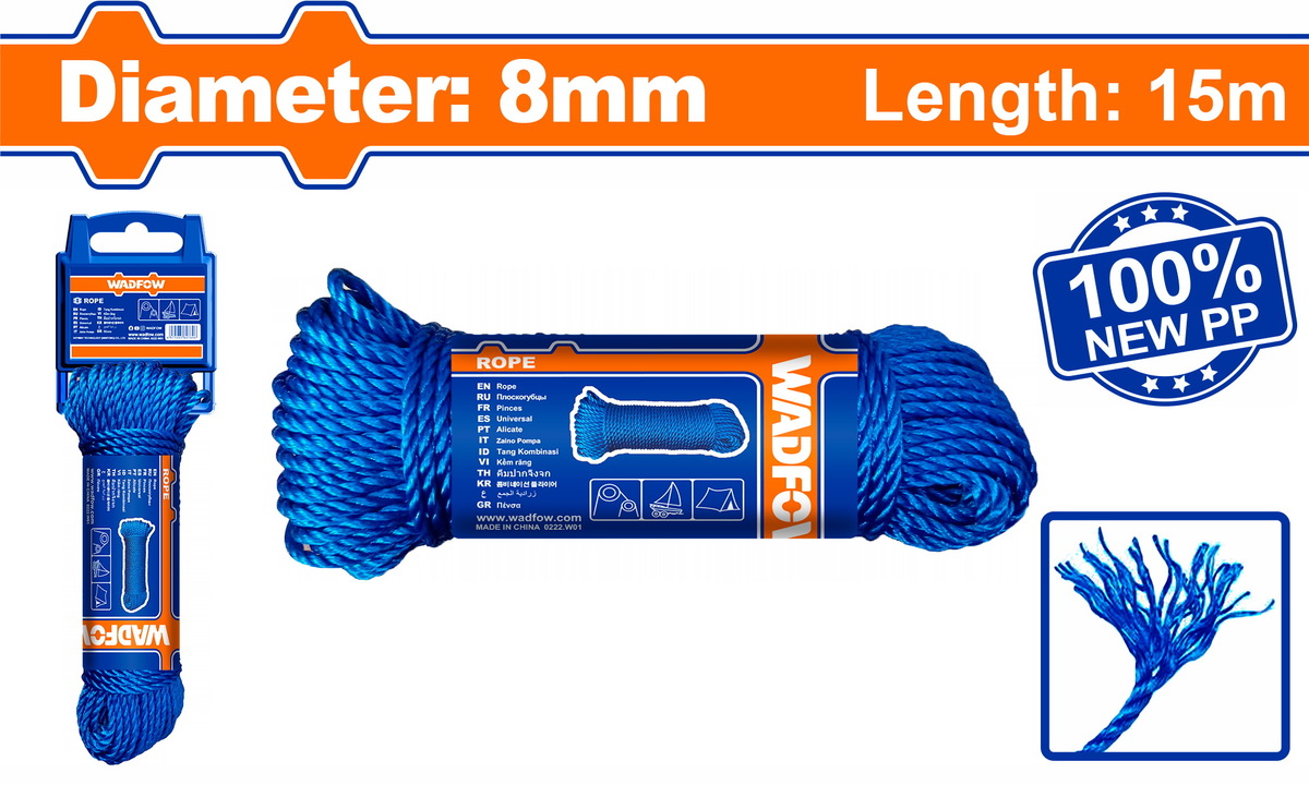 8mm / 15m Rope ΡΡ - WRZ1308