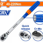1/2-inch (40-220 Nm) Drive Preset Torque Wrench - WWQ1D12