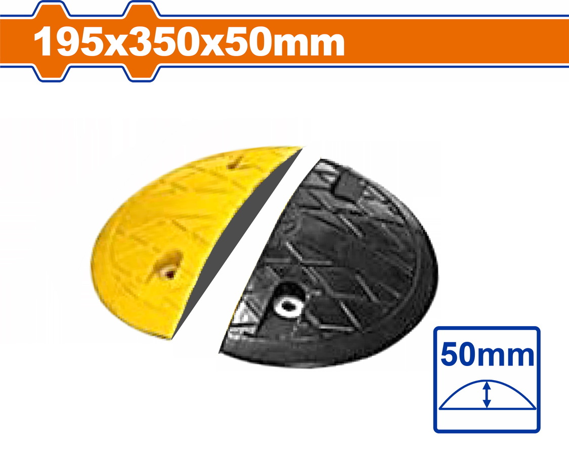 50mm Speed Bump End 195Χ350Χ50mm - WYJ5A05