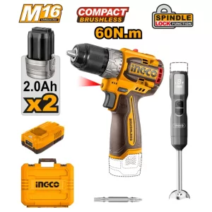 Ingco 16V Lithium-Ion Cordless Drill & Hand Blender Combo Kit - CKLI1628