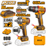 20V Lithium-Ion Cordless 2 Pieces Combo Kit - CKLI20275