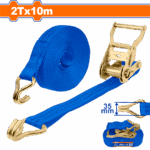 2Ton Ratchet Straps Tie Down Cargo Straps (2T-5T x 10m) - WRT13210